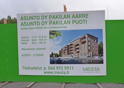 Pakilan Aarre ja Puoti – louhinnat loppusuoralla